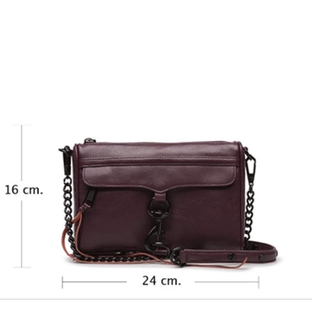 Rebecca Minkoff Dark Cherry Mini MAC NWOT